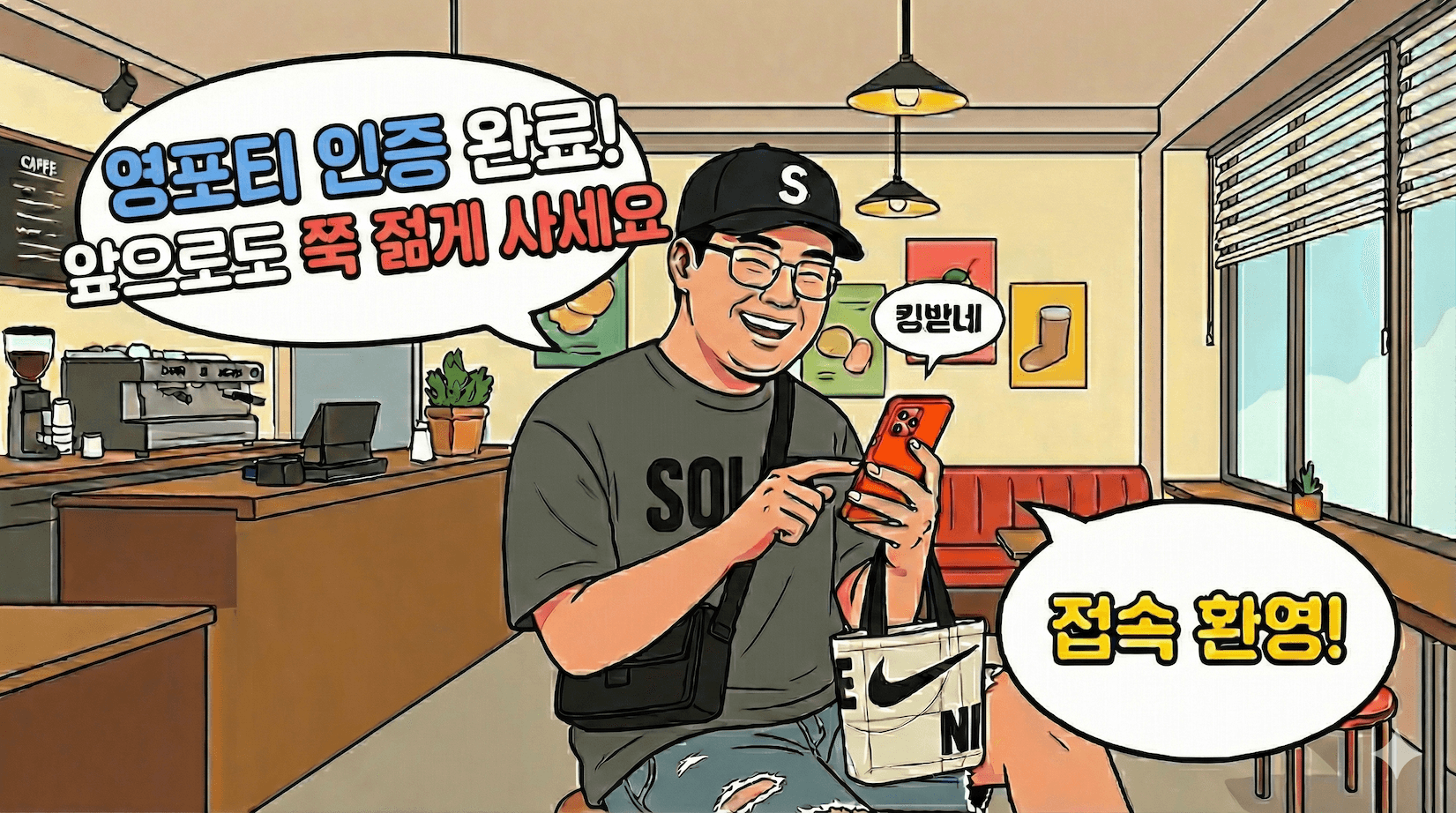 영포티 감별사 비주얼